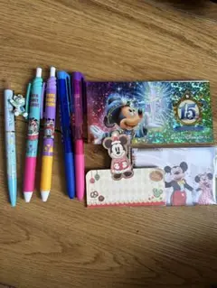 東京ディズニーリゾート ボールペン、メモ帳セット