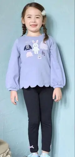 エニィファムキッズ　パンツ　140 サイズ　ブラック