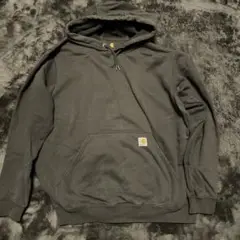 Carhartt ブラック フード付きパーカー