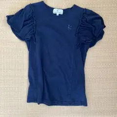 KUMIKYOKU フリル付きTシャツ 150