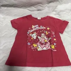 赤いアニメキャラクターシャツ 110cm