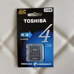 東芝 SDHCメモリーカード SDカード CLASS4 4GB
