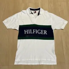 TOMMY HILFIGER ポロシャツ L フラッグロゴ