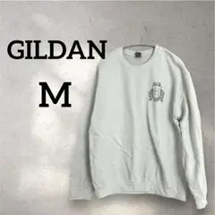 GILDAN 【M】ロゴ スウェット ホワイト