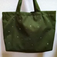 gingam ギンガム　トートバッグ　クリスタルガラス　エコバック