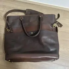 トラベルバッグ、レザーネルソン2WAY、ブラウン、VS-244LS