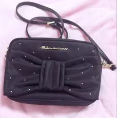 JILL by JILLSTUART リボンポシェット ショルダーバッグ 黒