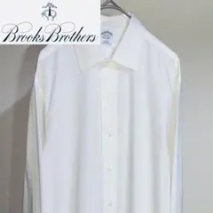 ブルックスブラザーズ ホワイト 白 長袖ボタンダウンシャツ ワイシャツ