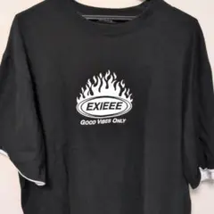 EXIEEE TシャツGOOD VIBES ONLY 黒　半袖シャツ