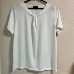ESPRITMUR 半袖ブラウス　ホワイトLL