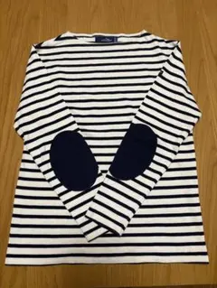 セントジェームス　ボーダー　Tシャツ　エルボーパッチ　肘当て