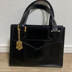 イヴサンローラン レザー トートバッグ 黒