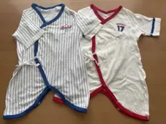 コンビ肌着2枚セット 野球テーマ