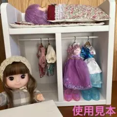 sato.　人形用木製クローゼット引出し付き　レミン＆ソラン　ハンドメイド sato.様専用 人形用木製クローゼット引出し付き レミン＆ソラン