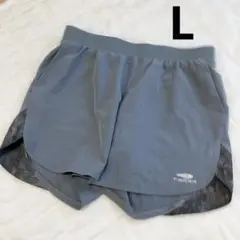 TIGORA グレー ショートパンツ　ランパンツ　レディース　L