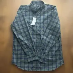 UNIQLO EFCブロードチェックシャツ (長袖　XL)