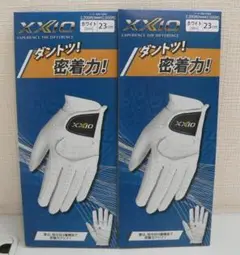 ●XXIO ゼクシオ ゴルフグローブ GGG-X020 白 未使用 23cm