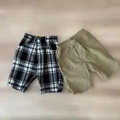 110サイズ 、95〜105サイズハーフパンツ 2枚セット