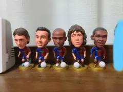 soccerwe バルセロナ 0809 セット メッシ サッカーフィギュア