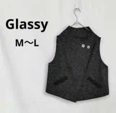 【グラッシー】ベスト　M〜L　黒