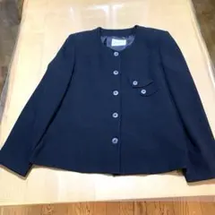 早い者勝ち❤️ジャケット　ノーカラー　黒　M 9号