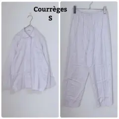 クレージュ　パジャマ　セットアップ　ルームウェア　シャツ　パンツ　薄手　綿　Ｓ