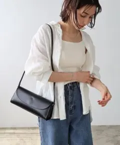evernavy リネンオーバーサイズシャツ