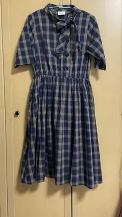 LEBECCA boutique どこかで見ているチェックワンピース