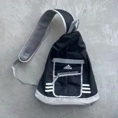 00s adidasワンショルダー Y2Kテック系 archiveスリングバッグ