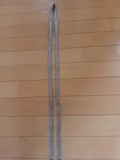 骨董品や木箱包を包装する紐（素材レーヨン）高級紐　グレーのラッピング紐