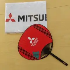 都市対抗野球 三菱自動車岡崎 応援グッズ(マフラータオル、うちわ)