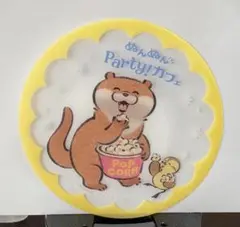 可愛い嘘のカワウソ ぬんぬん パーティー カフェ コースター Popcorn