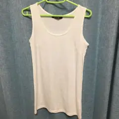 メイソングレイ　タンクトップ　白