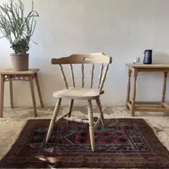ビンテージ　ダイニングチェア　カフェチェア　剥離加工　no2