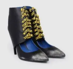 DIESEL ディーゼル 2way パンプスヒール ショートブーツ サンダル36