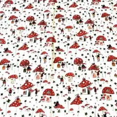 ドイツ生地　アクファクトウムプリント生地