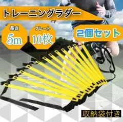 トレーニングラダー 5m 10枚セット 2個セット 収納袋付き a