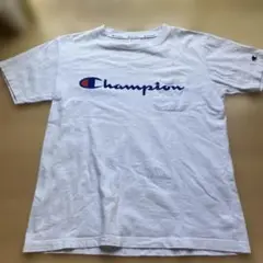 Champion ホワイト ポケットTシャツ M
