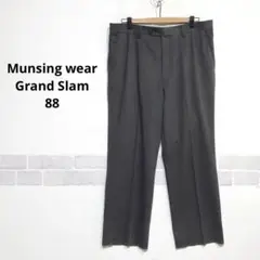 日本製 ゴルフ メンズ スラックス ストレート グレー タック入り i035