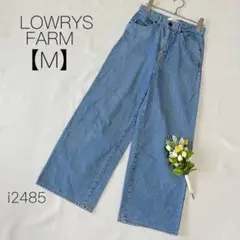 ローリーズファーム ワイドデニムパンツ ハイウエスト ゆるだぼ【M】
