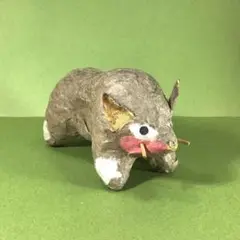 昭和玩具 縁起物 可愛い 猪 張子 人形 郷土玩具 民藝 干支 亥年 こけし