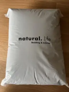 natural.life 毛布シングル200cm ダークグレー