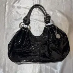 patent leather hobo bag vintage archive