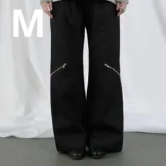 RIGID DENIM ZIP DESIGN PANTS selle glant
