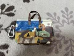 未使用 KALDI　カルディ カラビナ付 ミニバッグ　ミニポーチのみ