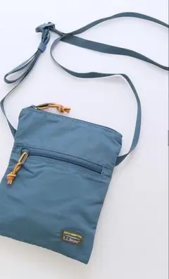 L.L.Bean ショルダーバッグ サコッシュ 青 新品