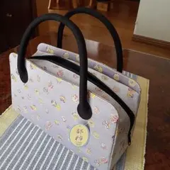 都粋 和装用バッグ 薄紫色