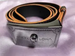 MARK & LONA 赤色 ベルト 新品未使用❣️ MARK&LONA マークアンドロナ リングベルト レッド系 ゴルフ
