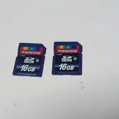 Transcend 16GB SDHCカード 2枚セット