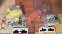 サメジャー　ガチャガチャ　ノコギリザメ　アカシュモクザメ　2種